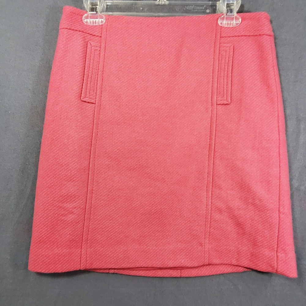 Talbots Petites Pink Wool Blend Twill A-Line Mini Skirt Size 8P VN1184